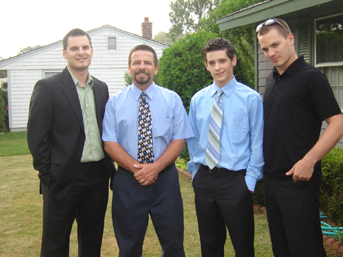 bryan, dad, jordan, and josh